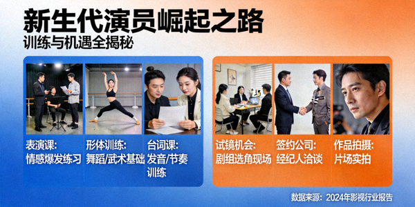 新生代演员崛起之路，揭秘他们的训练与机遇